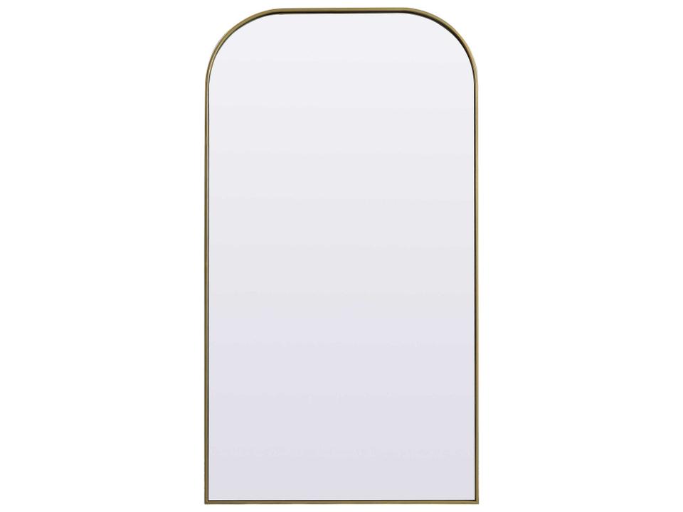 Blaire Brass Arch Floor Mirror