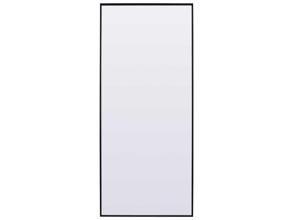 Eternity Black Rectangular Floor Mirror