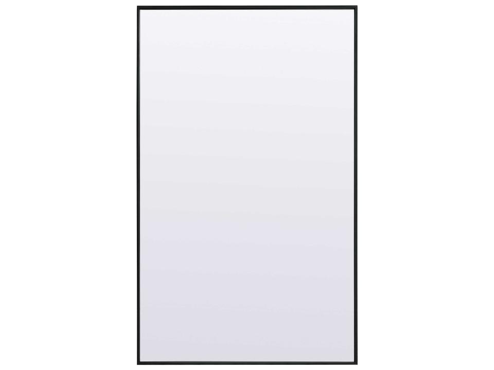 Eternity Black Rectangular Floor Mirror