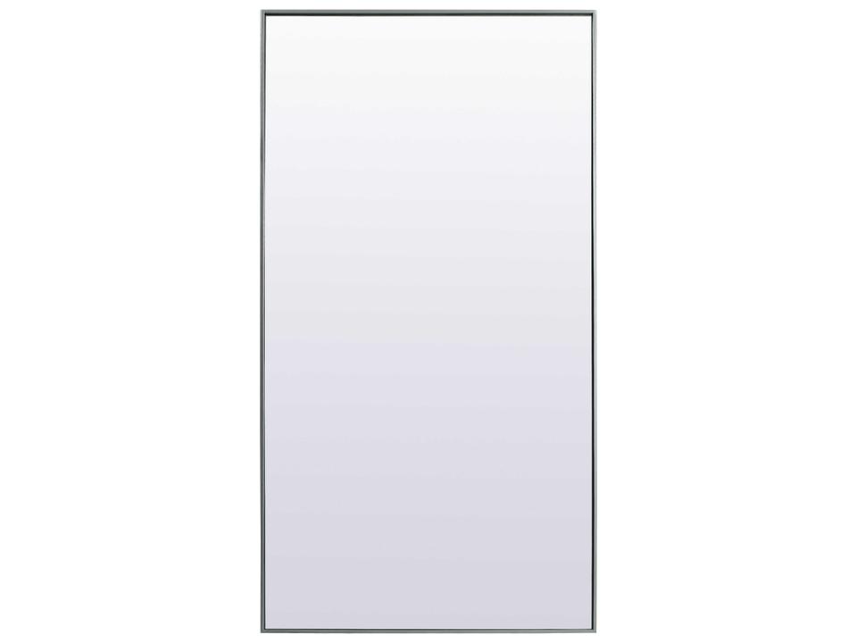 Eternity Silver Rectangular Floor Mirror