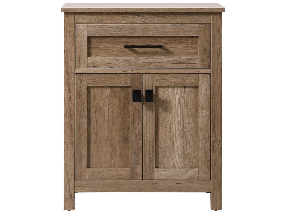 Adian Freestanding Bathroom Storage Cabinet in Natural Oak