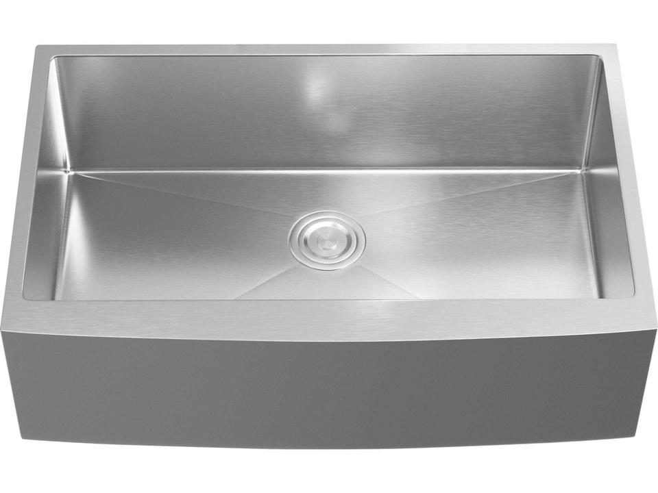 Montgomery Stainless Steel Farmhouse Kitchen Sink Single Bowl Apron Front
