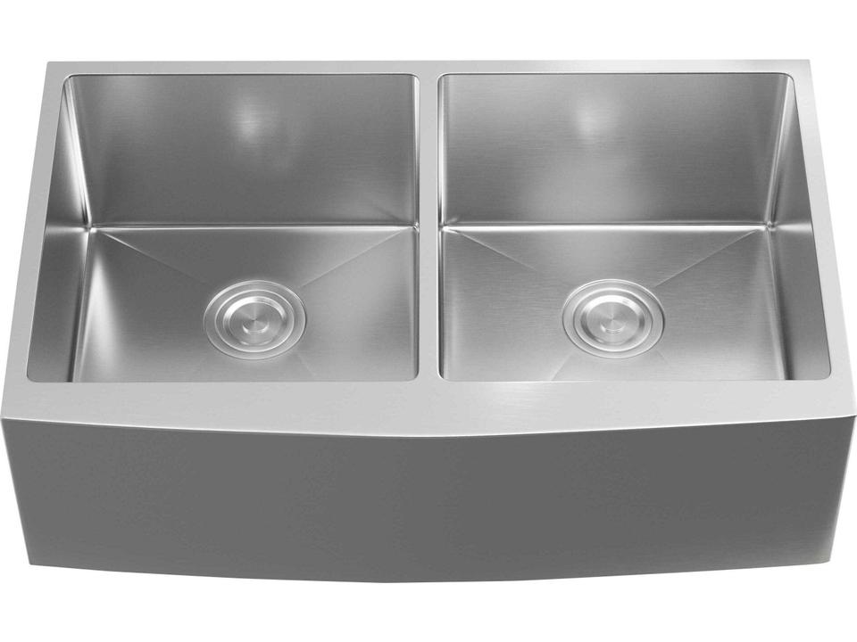 Montgomery Stainless Steel Double Bowl Farmhouse Kitchen Sink