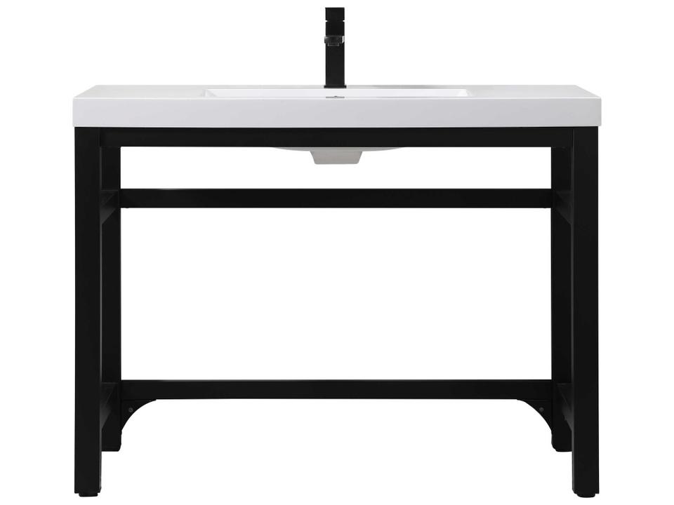 Raya Single Bathroom Vanity in Black 42-Inch
