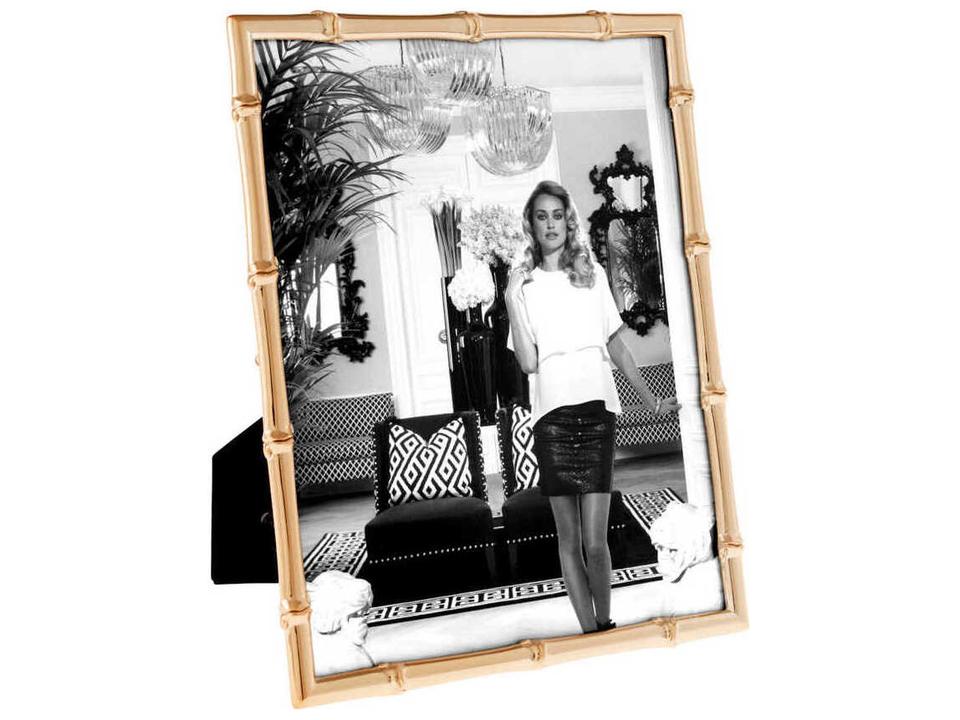 Holden L Faux Bamboo Picture Frame in Rose Gold