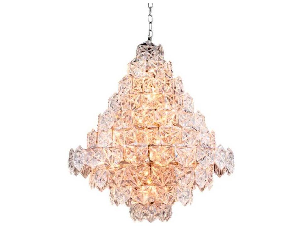Hermitage L Nickel Chandelier
