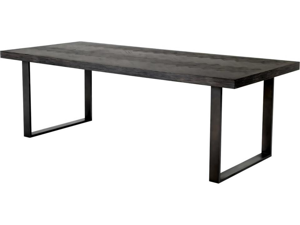 Melchior Charcoal Oak Veneer Cm Dining Table