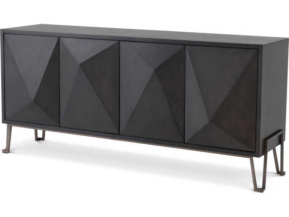 Highland Charcoal Brown Oak Veneer Dresser
