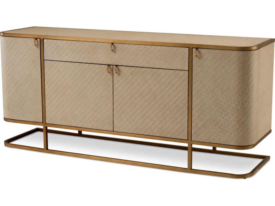 Napa Valley Woven Washed Oak Veneer Dresser