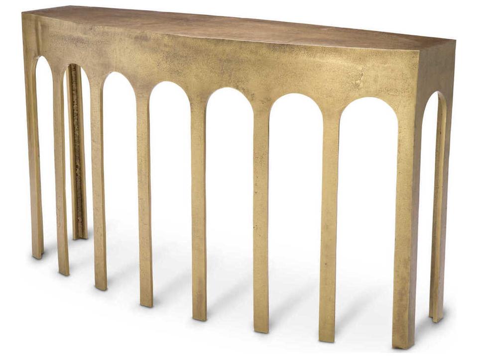 Gardini Console Table Vintage Brass