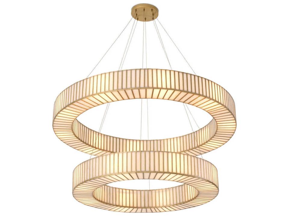 Monari Chandelier 18-Light Antique Brass