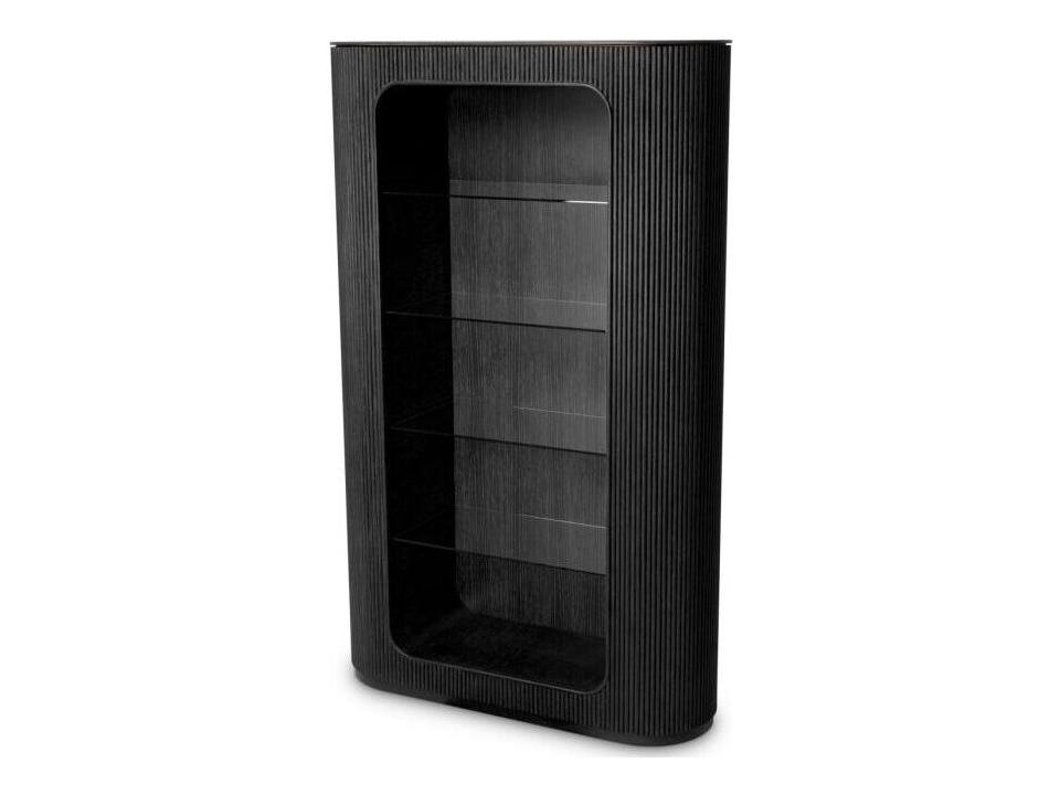 Ethnicraft Cabinet Bogota Charcoal Grey Oak Veneer