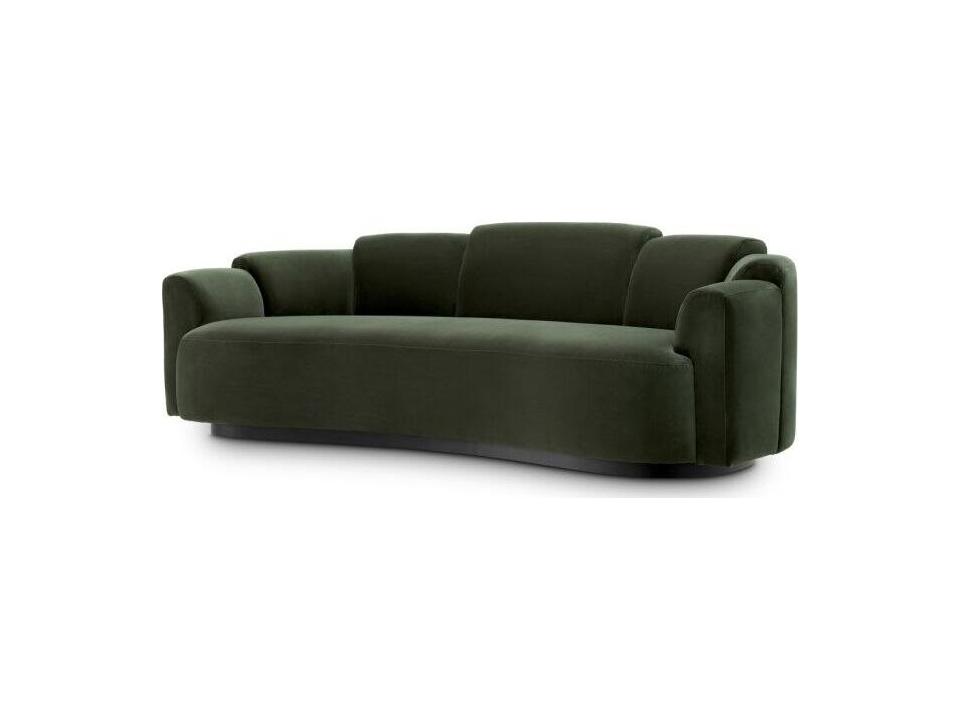 Ethnicraft Sofa Marbella Torrin Green Velvet