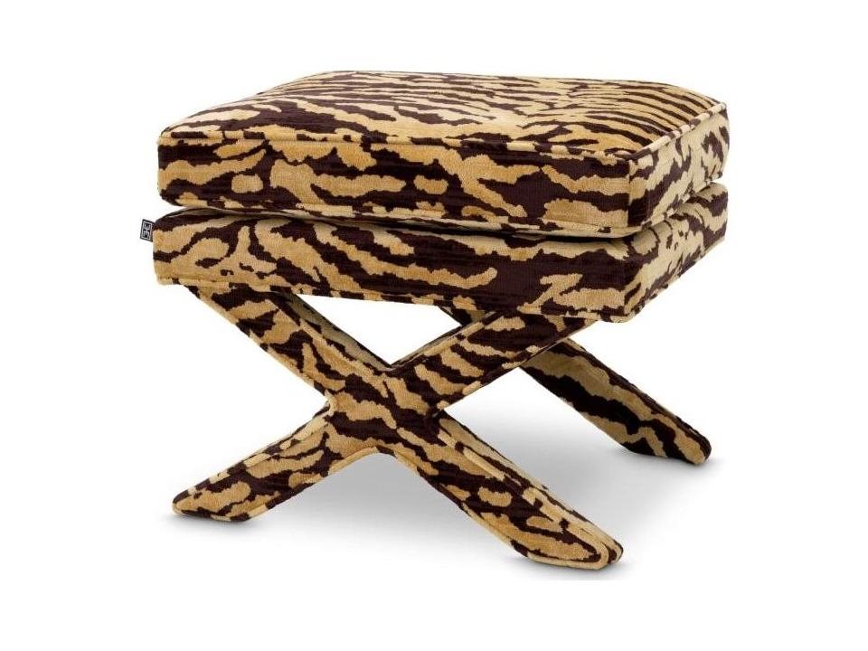 Ethnicraft Stool Cordoba Tigris Brown