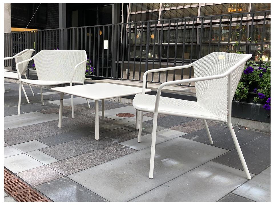 Darwin Steel Metal Outdoor Lounge Set