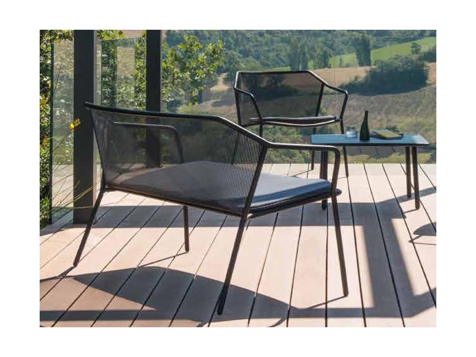 Darwin Steel Outdoor Patio Lounge Set