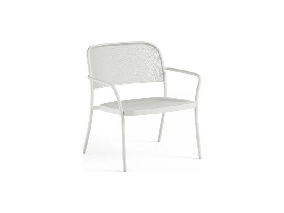 Cafe Steel Metal Lounge Chair