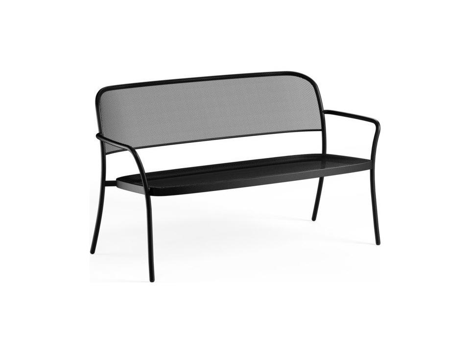 Cafe Steel Metal Loveseat