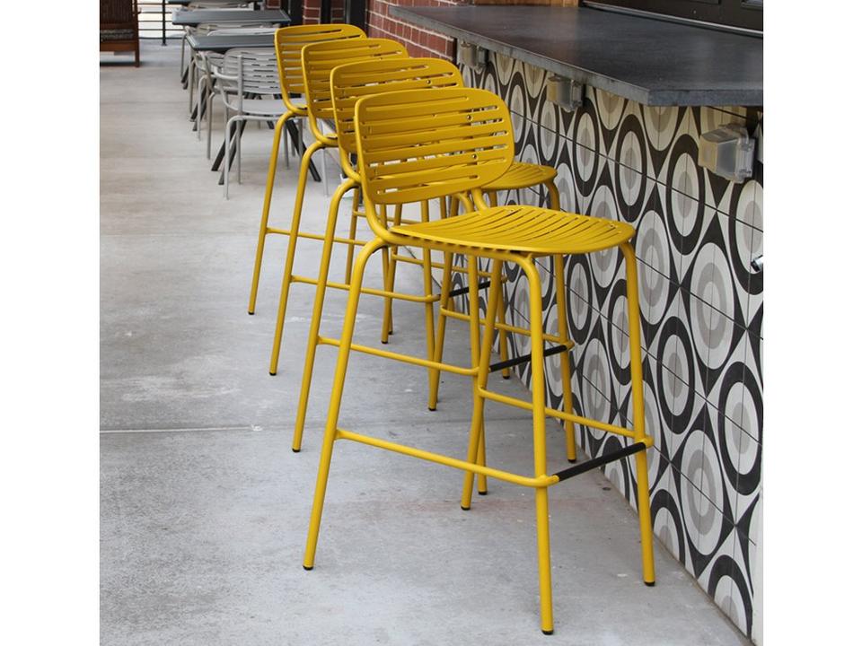 Mom Steel Patio Bar Stool Set