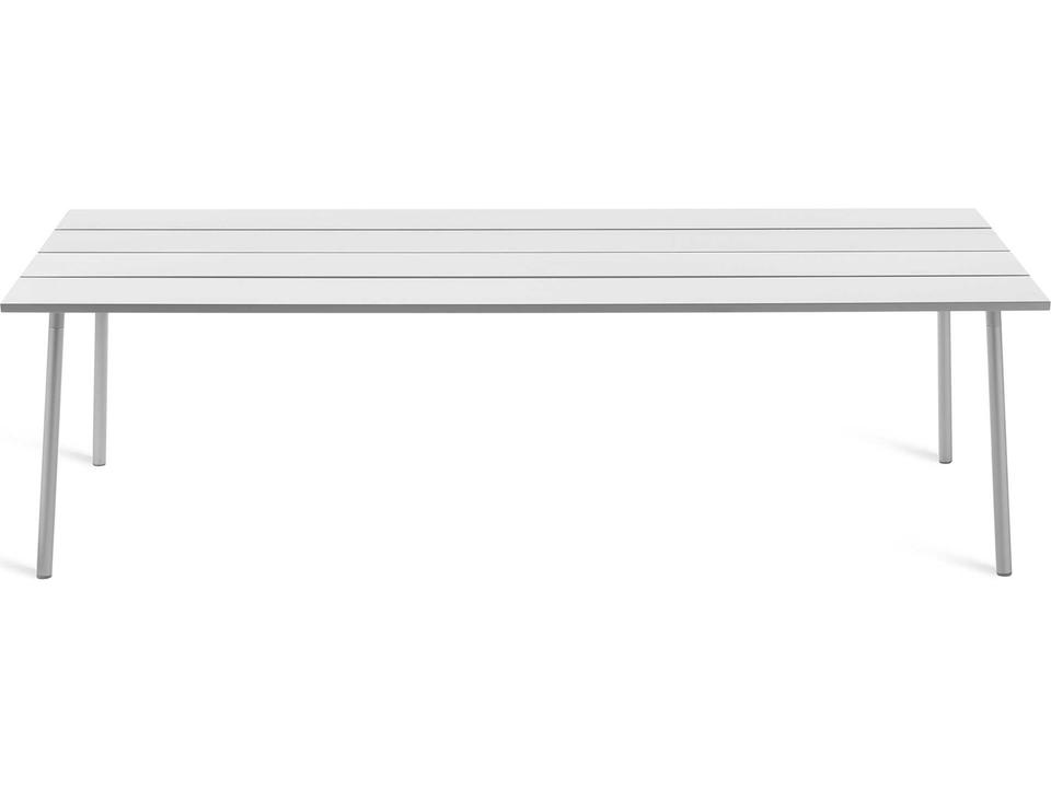 Run By Sam Hecht And Kim Colin Aluminum Clear Anodized Rectangular Dining Table