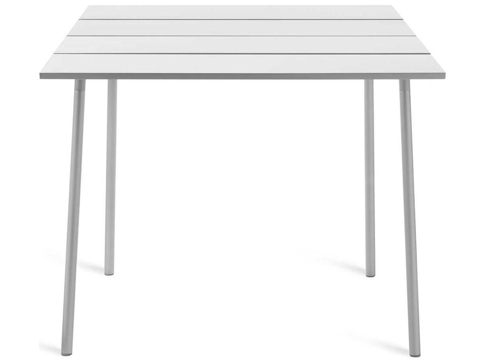 Run By Sam Hecht And Kim Colin Aluminum Clear Anodized Rectangular Bar Table