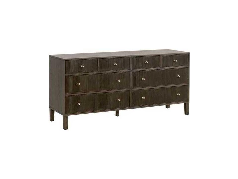 Highland 8-Drawer Double Dresser in Dutch Brown Oak