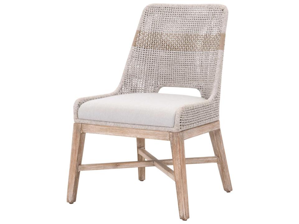 Woven Tapestry Upholstered Dining Side Chair Set of 2