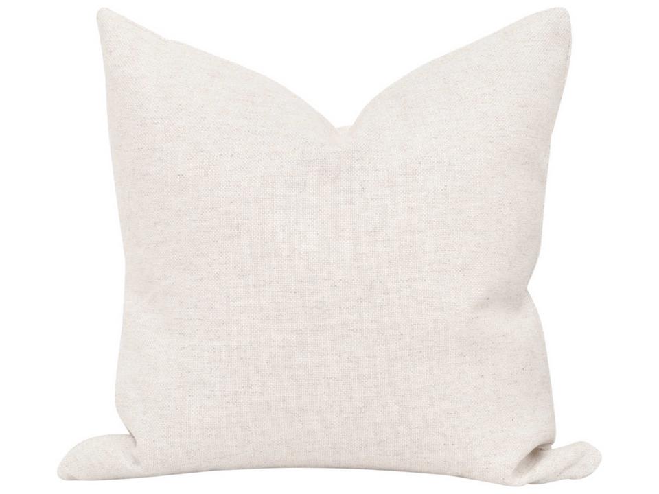 The Basic 22-Inch Square Decorative Pillow Set of 2 in Performance Cream Linen