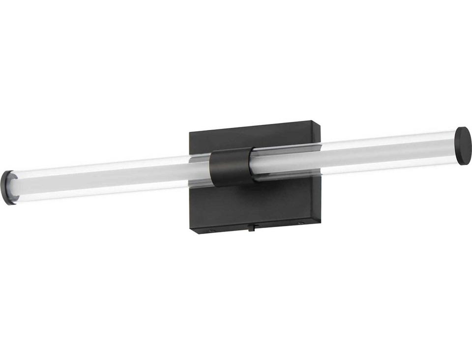 Fuse 1-Light Black Vanity Light