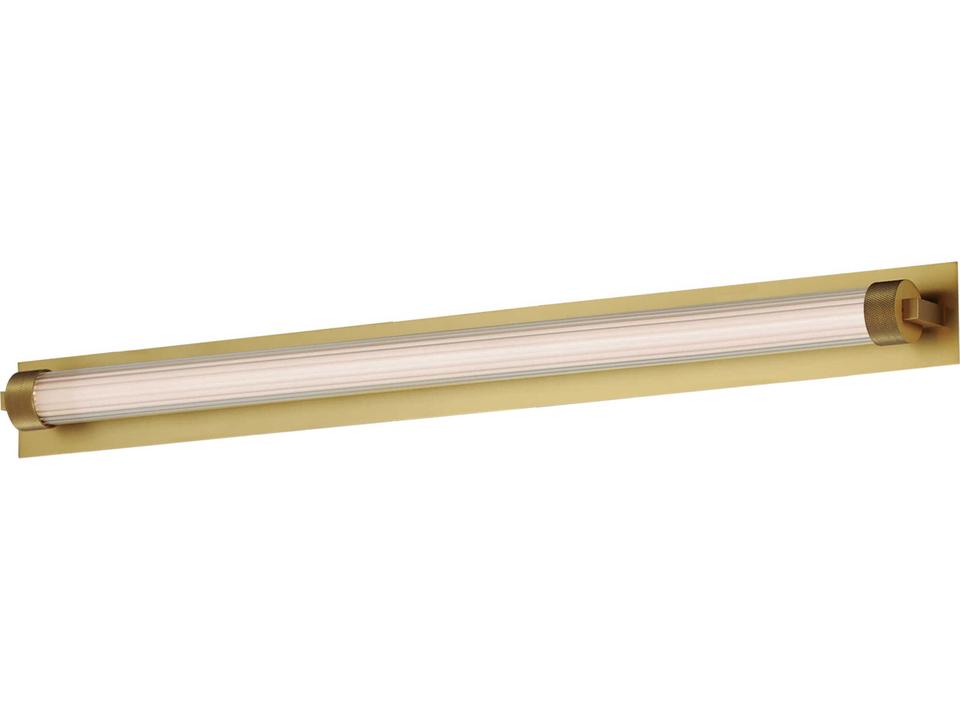 Doric 1-Light Natural Aged Brass Vanity Light