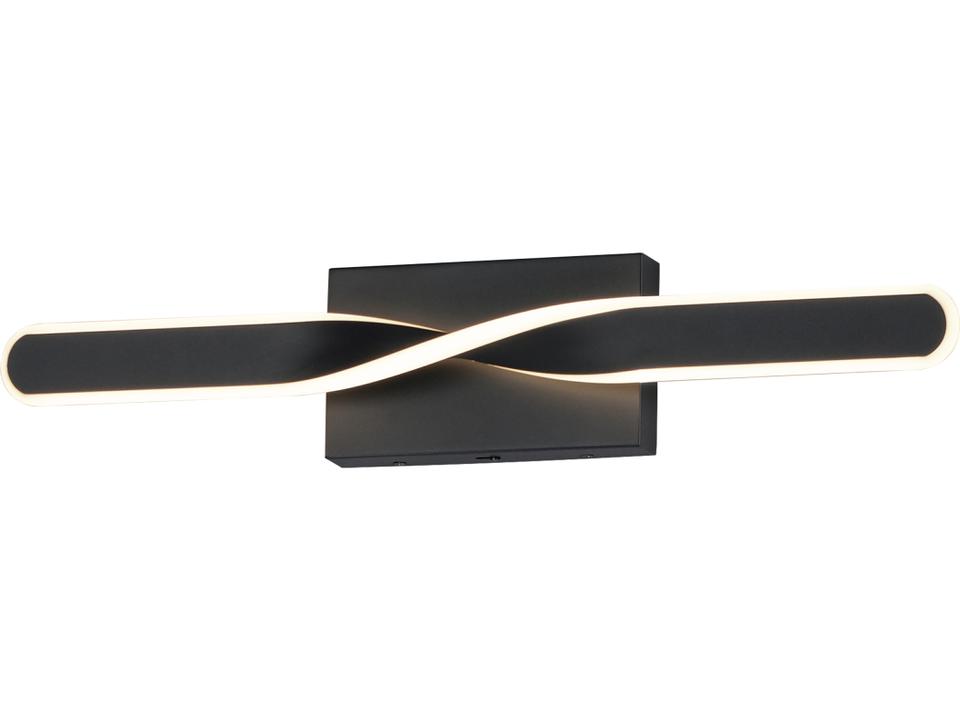 Pirouette 1-Light Black Vanity Light