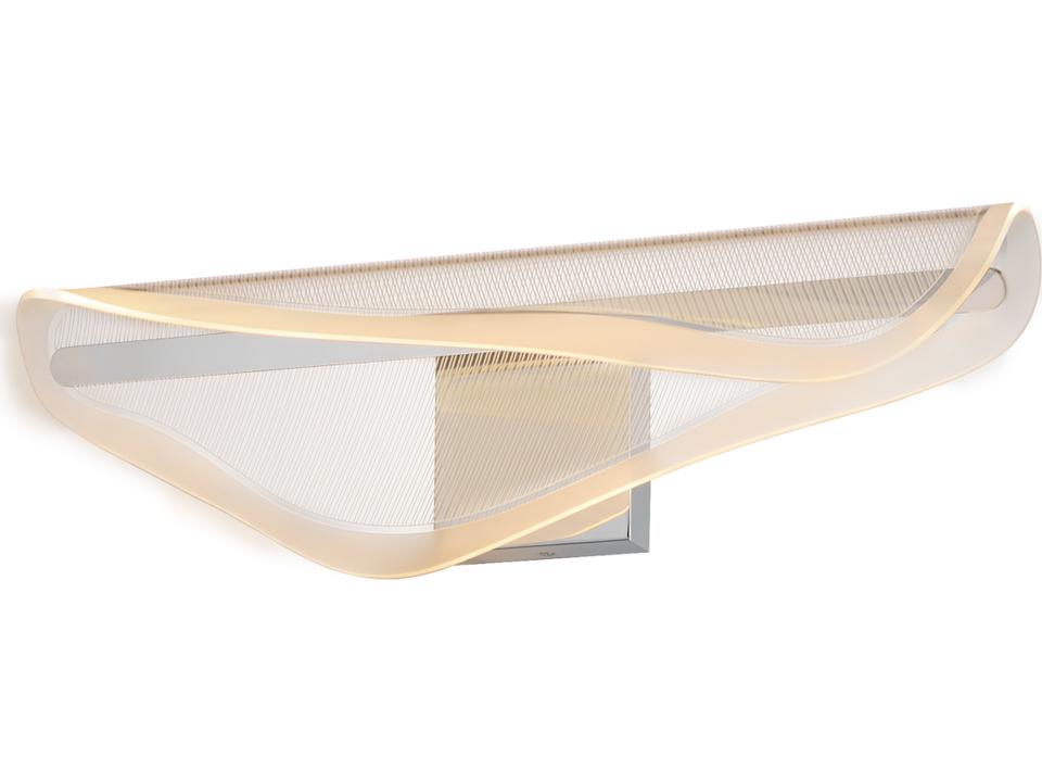 Manta 1-Light Polished Chrome Vanity Light