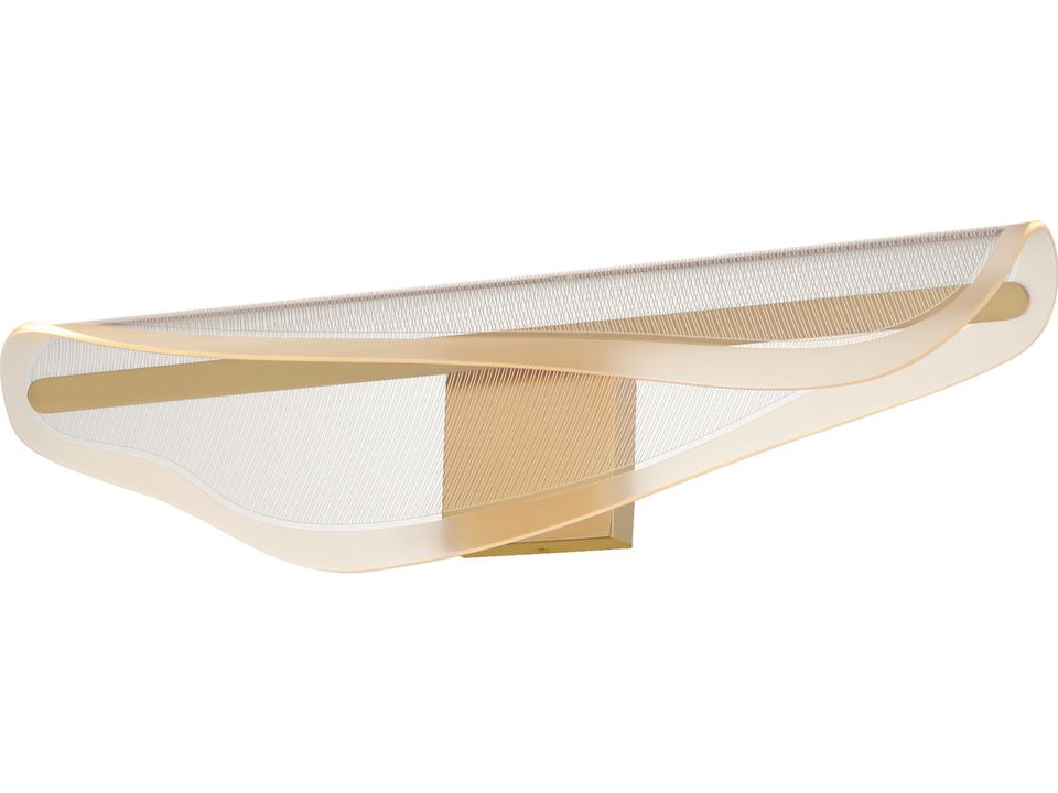 Manta 1-Light Gold Vanity Light