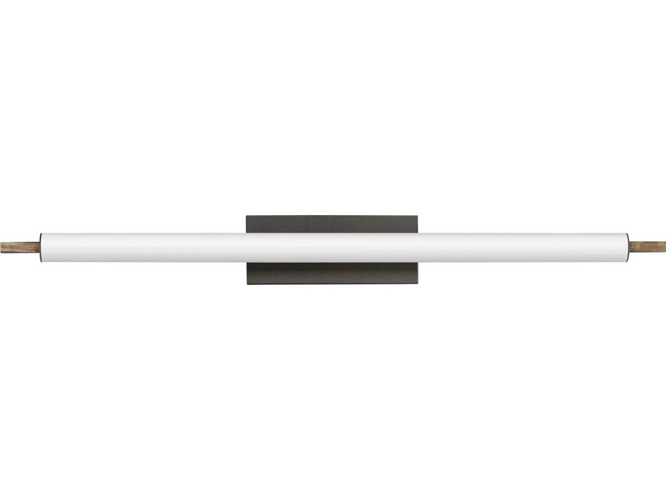 Joist 1-Light Driftwood Charcoal Gray Vanity Light