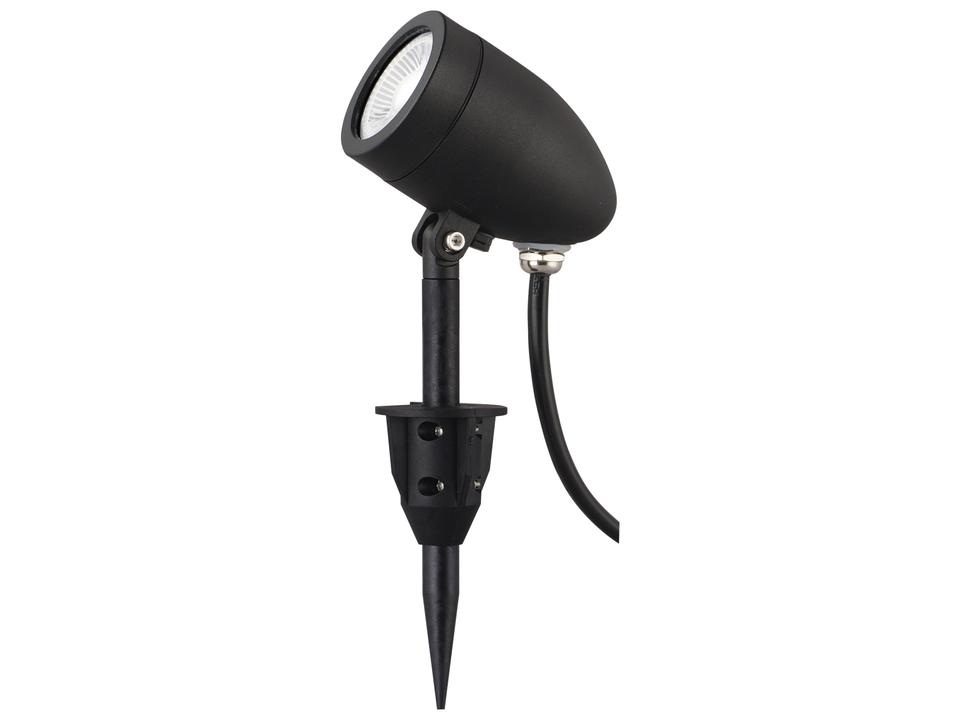 Alumilux Landscape 1-Light Outdoor LED Spot Light in Black