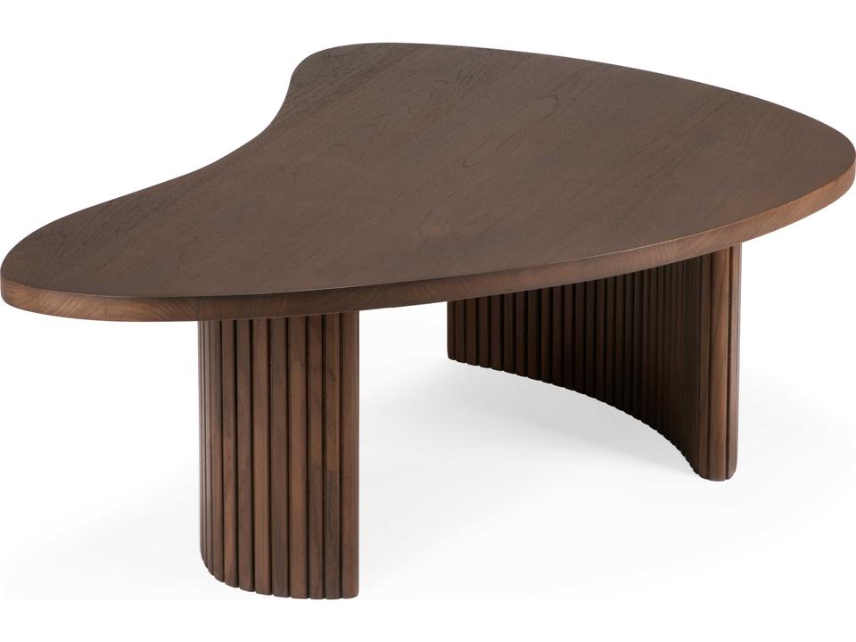 Boomerang Teak Brown Coffee Table