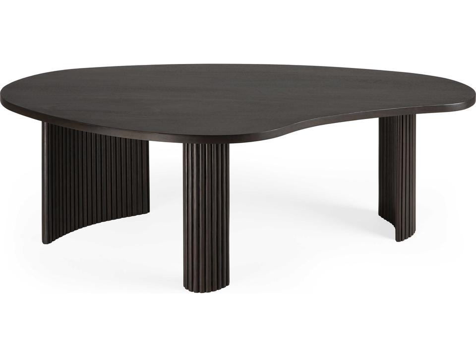 Boomerang Mahogany Dark Brown Coffee Table