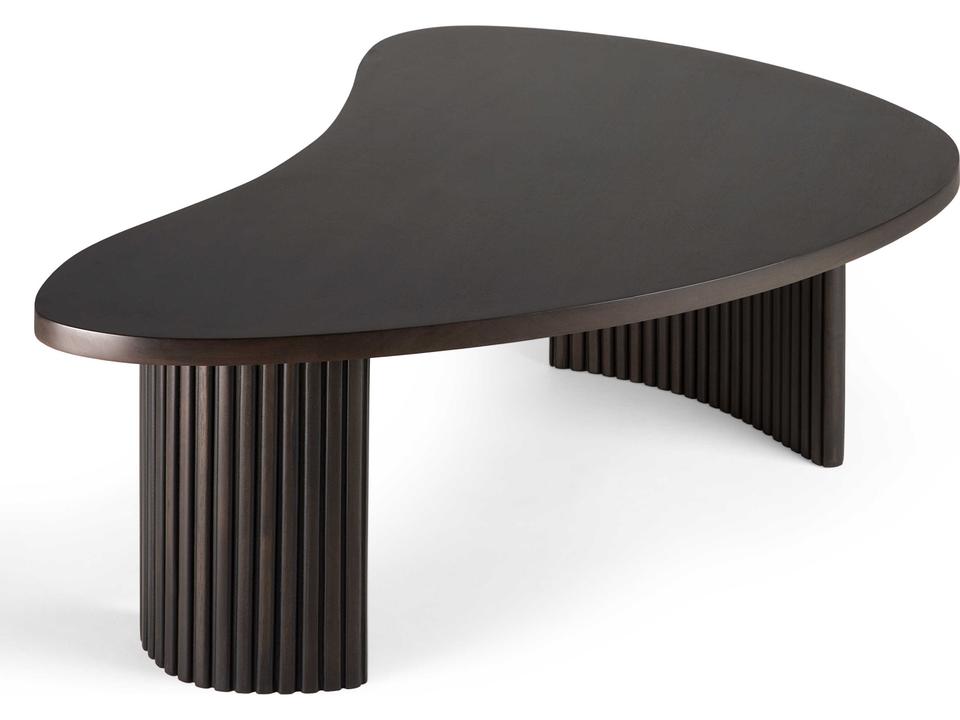 Boomerang Coffee Table Mahogany Dark Brown