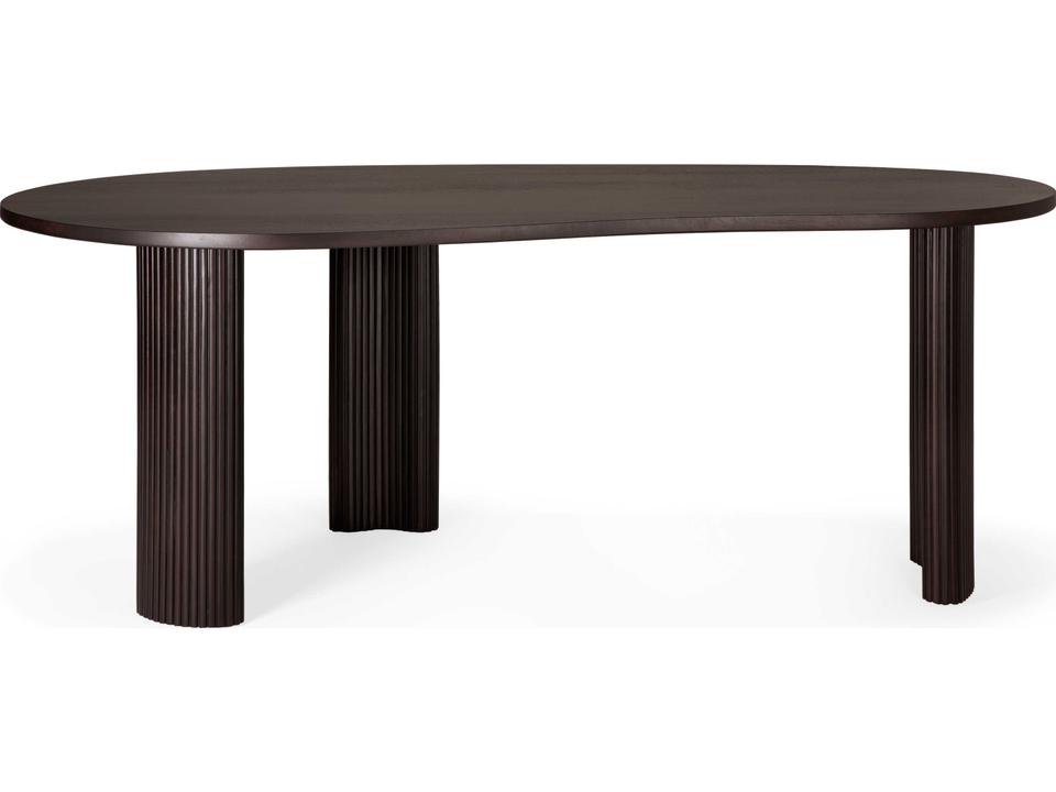 Boomerang Mahogany Dark Brown Desk