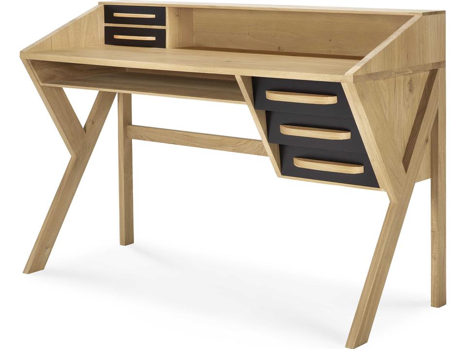 Origami Oak Desk