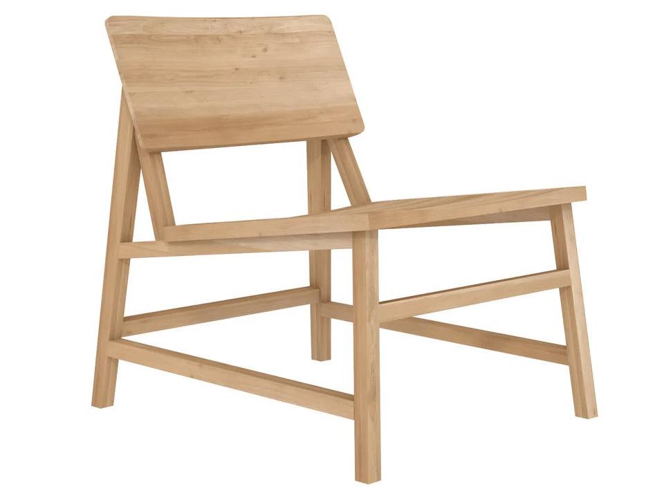 N2 Lounge Chair in Solid Oak