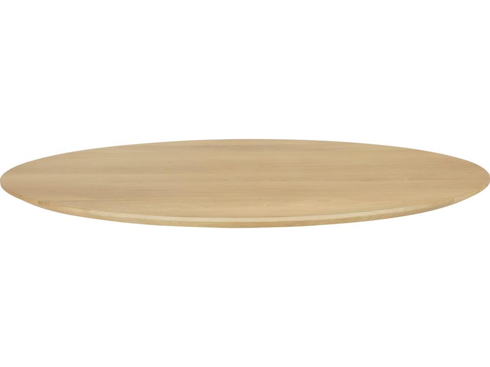 Blend Dining Table Top Varnished Oak Round