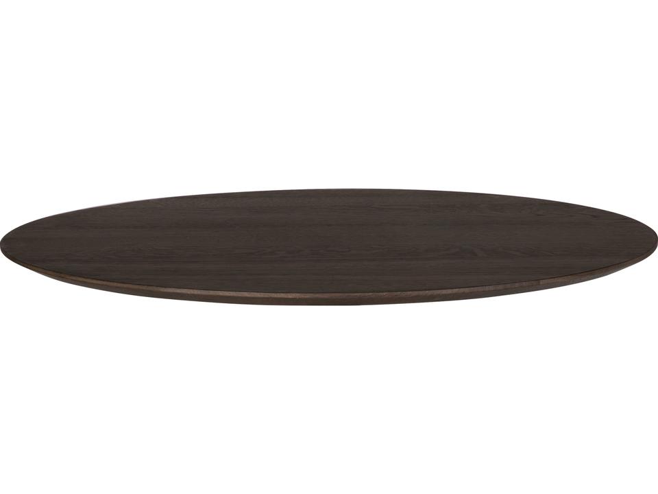 Blend Dining Table Top Varnished Oak Brown Round