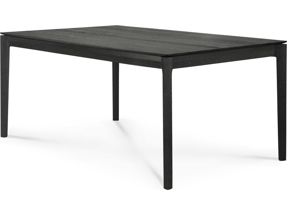 Bok Dining Table in Black Oak 63 Inch