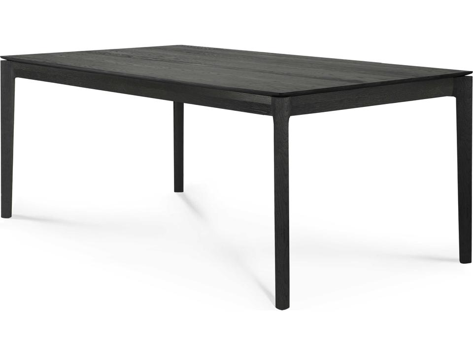 Bok Dining Table in Black Oak 71 Inch