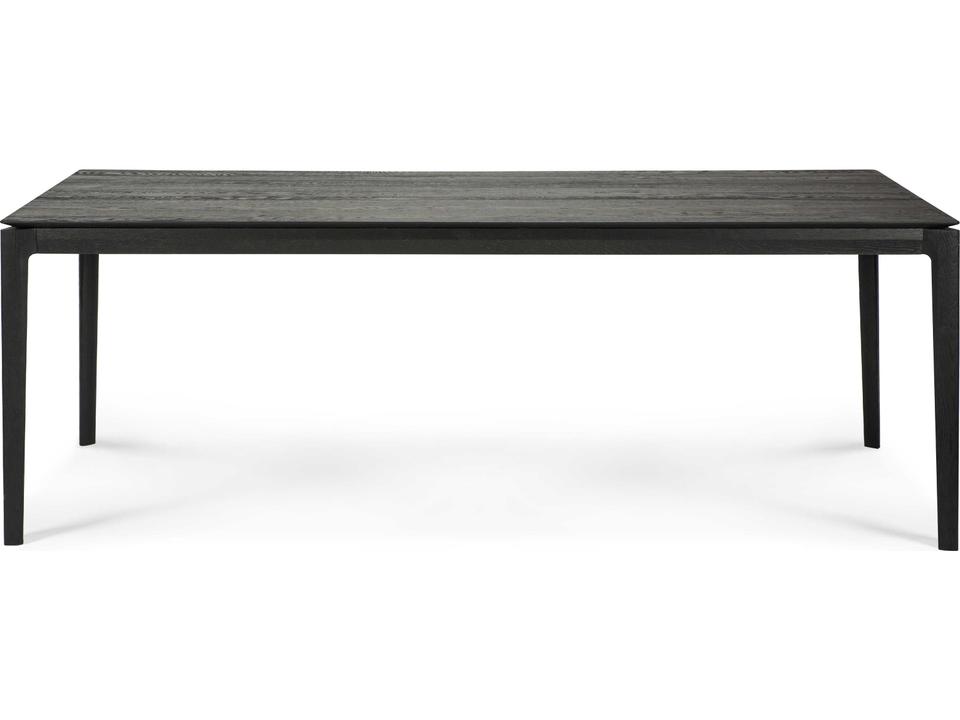 Bok Dining Table Black Oak 79 Inch