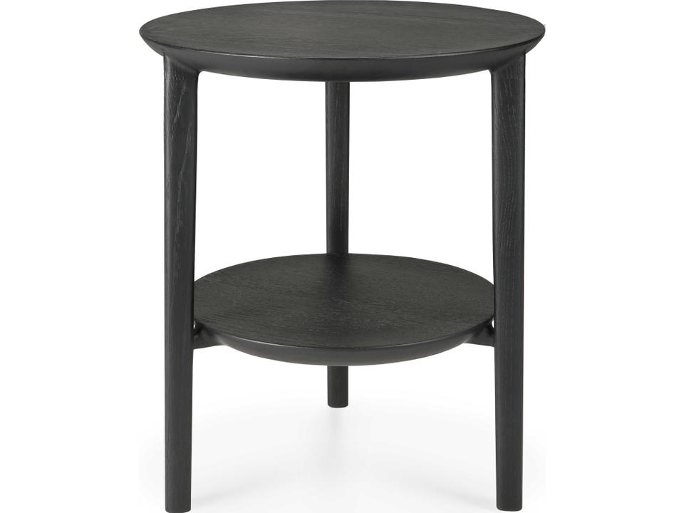 Bok Side Table in Black Oak