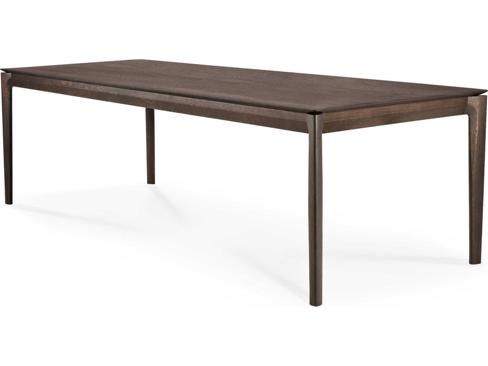 Bok Dining Table in Brown Oak 79 Inch