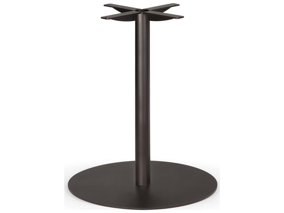 Blend Dining Table Base Metal Dark Bronze