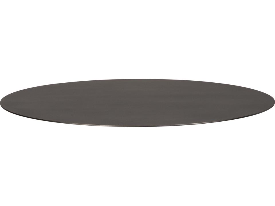 Blend Dining Table Top Metal Dark Bronze Round